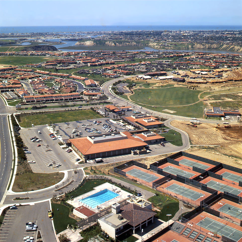 Irvine Company introduces its first residential village - the 619 acre Village of Eastbluff - near Upper Newport Bay.