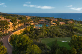 Pelican Hill Resort overlooking the Pacific Ocean