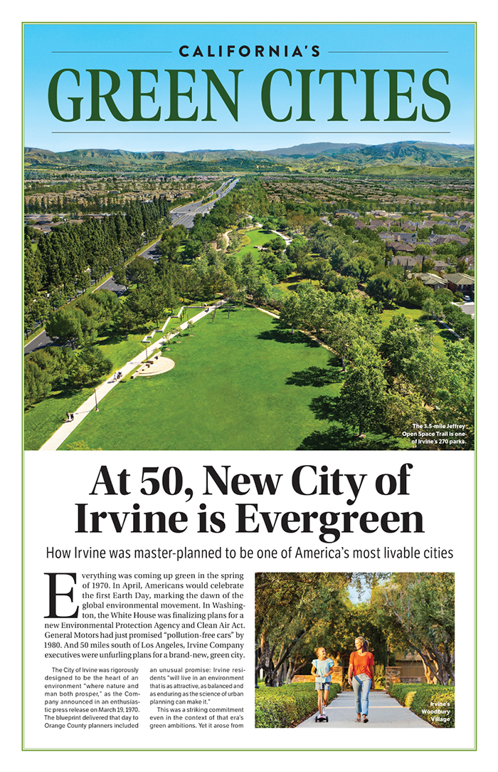 At 50 New City Of Irvine Is Evergreen Irvine Company At 50 New City Of Irvine Is Evergreen Irvine Company