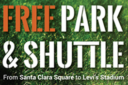 Shuttle to Levi's Stadium from Santa Clara Square Marketplace with free  parking